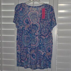 NWT Lilly Pulitzer Etta V-Neck Top